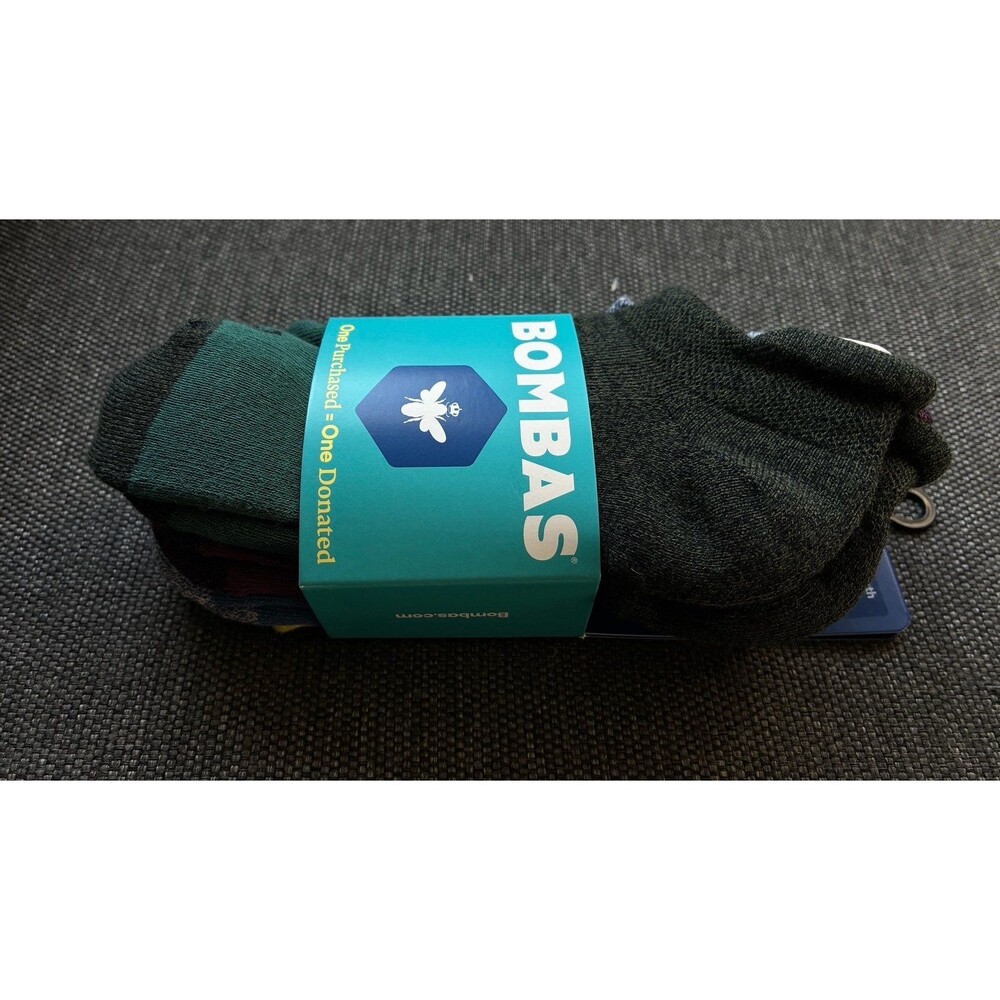 Bombas Youth Toe Block Ankle Socks -
4 Pack
